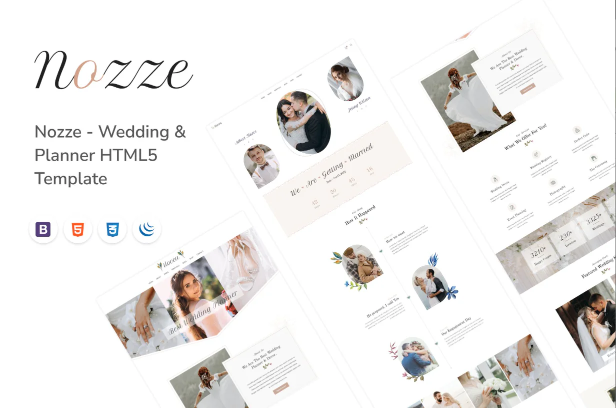 Nozze - Wedding & Planner HTML5 Template