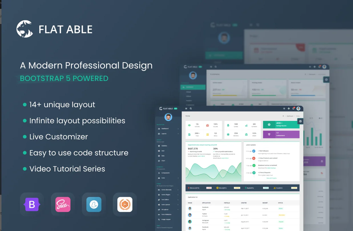 Flat Able - Bootstrap 5 Flat UI Admin Template