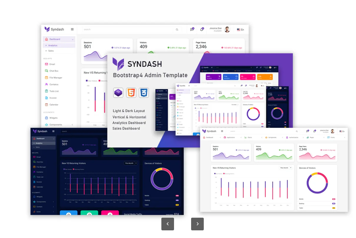 Syndash – Bootstrap5 Admin Template