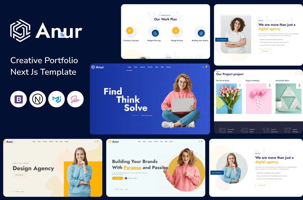 Anur - Personal Portfolio Next Js Template